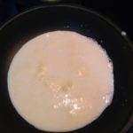 boil milk in a pan