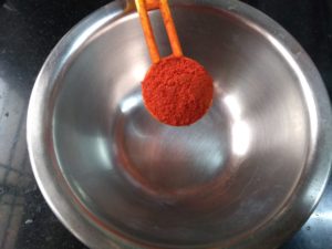 Tawa fish fry - chilli-powder