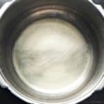 Veg biryani - heat oil