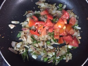 Country chicken pepper fry-tomato