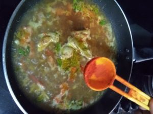Country chicken soup