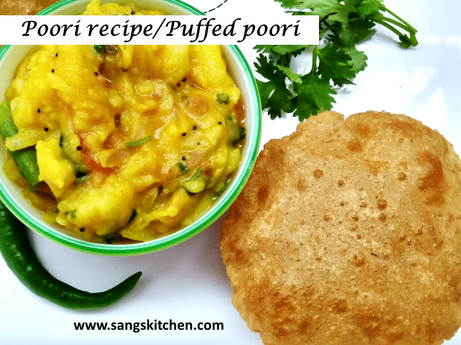 Poori Recipe | How To Make Puffed Poori | Puri Recipe