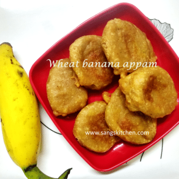 Wheat banana appam