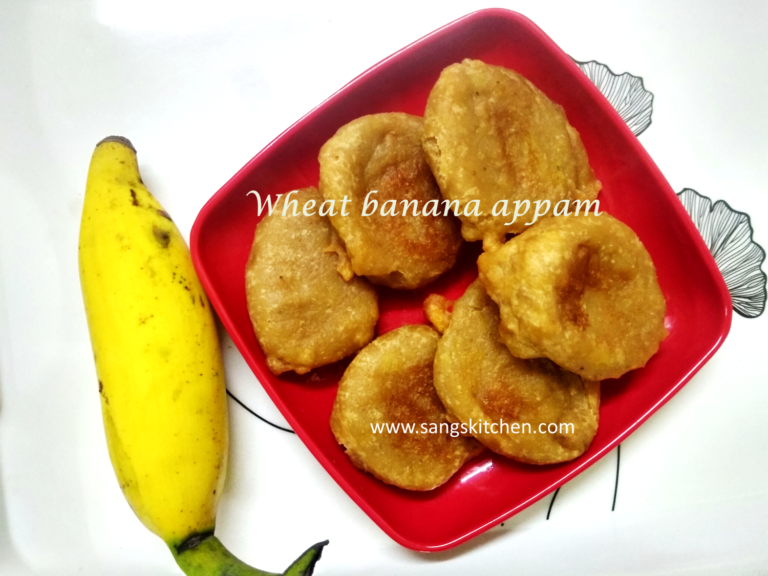 Wheat banana appam