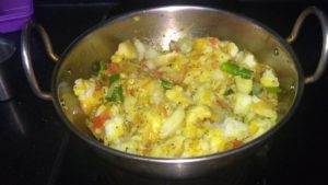 Poori masala-potato