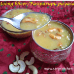 how to make moongdal kheer/pasiparupu payasam