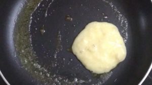 2 ingredient pancake -pour batter