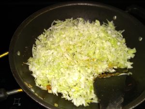 Cabbage pulao - cabbage