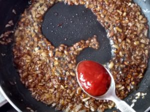 Gobi manchurian -tomato ketchup