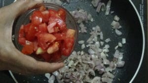 Keerai masiyal -tomato