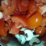 kadai-chicken-tomato cashew puree