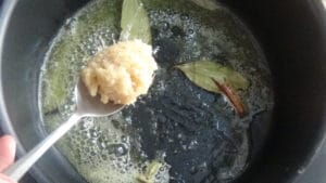 paneer butter masala -ginger garlic paste