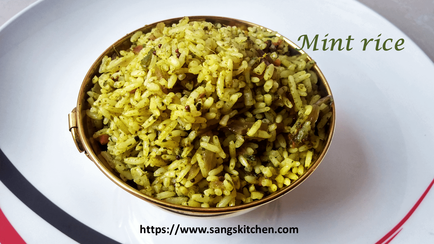 Mint Rice recipe - Feature