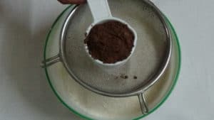 Chocolate cupcakes -coco powder