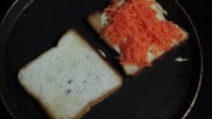 Carrot sandwich -cheese&carrot