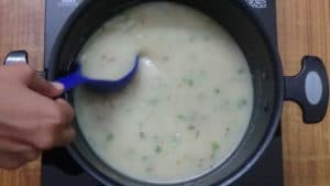 Cauliflower soup -thickening
