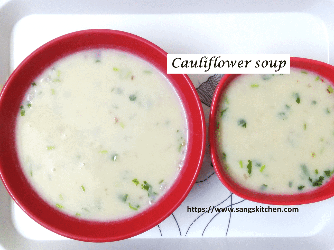 Cauliflower soup -feature