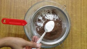 Chocolate cookies -baking powder