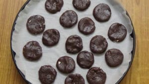 Chocolate cookies -preheat