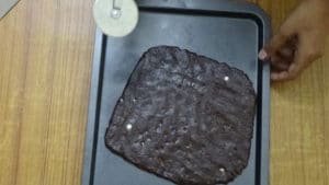 Chocolate cookies -cut into square