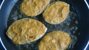 Masala fish fry -fry for 4 mins