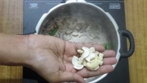 Simple veg pulao -cashews