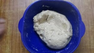 Radish paratha -knead dough