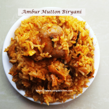 Ambur Mutton biryani -feature