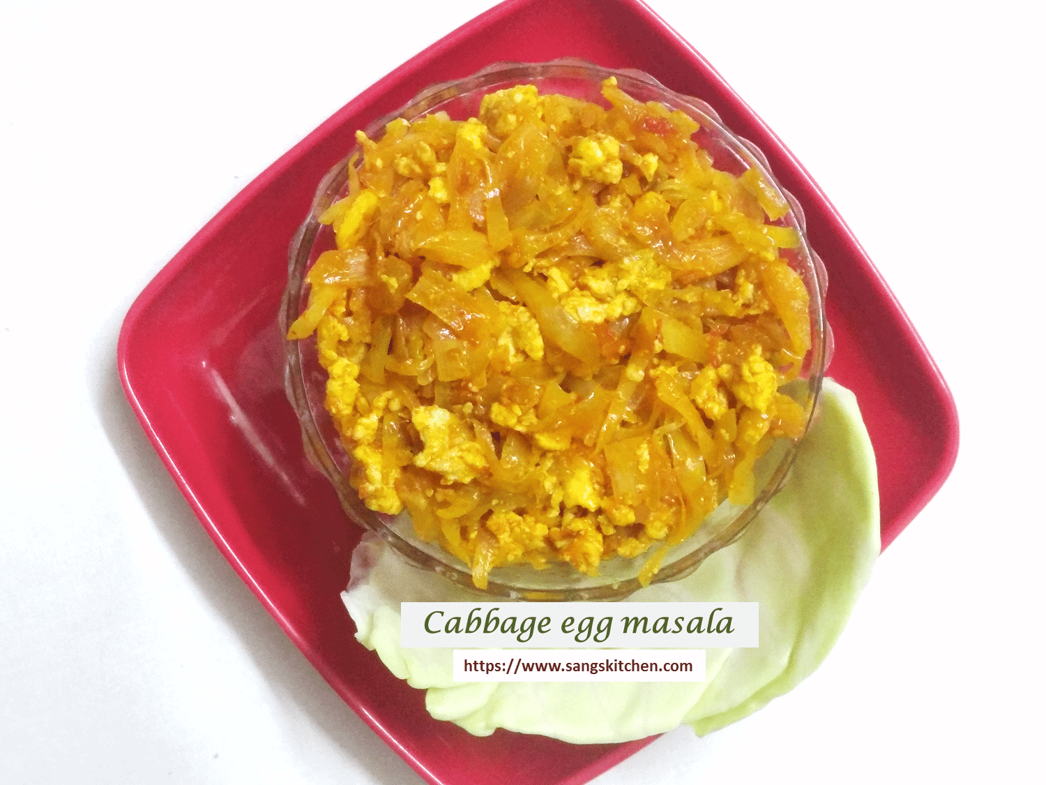 Cabbage egg masala -feature
