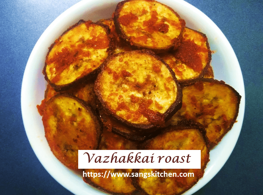 Vazhakkai roast -feature