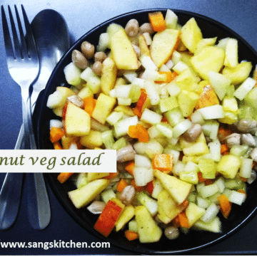 Peanut vegetable salad -thumbnail