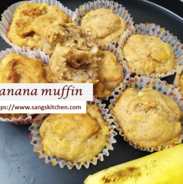 Banana muffin -thumbnail