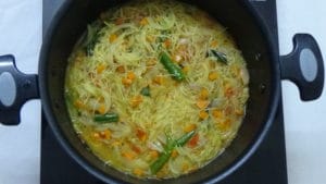 Semiya upma -cook in simmer