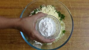 Cabbage pakoda -rice flour