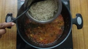 Prawn biryani -rice