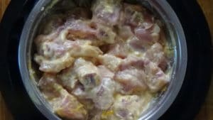 Chicken ghee roast -marination