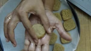 Oats cookies -shape