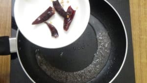 Mor kuzhambu -red chilli