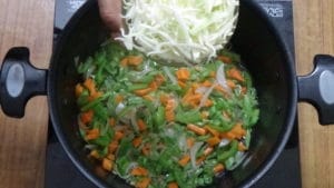 Veg noodles -cabbage