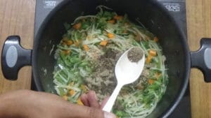 Veg noodles -black pepper
