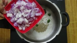 Cauliflower pepper masala -onion
