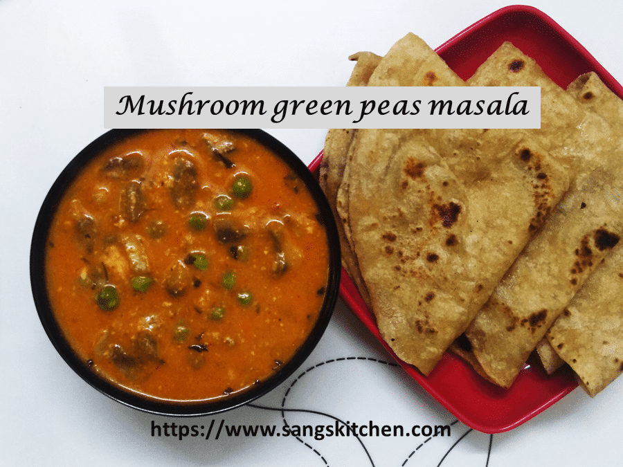 Mushroom and best sale green peas curry