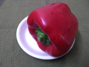 Capsicum chutney -red capsicum