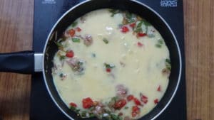 Egg bhurji -cook