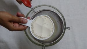 Apple cupcake -flour