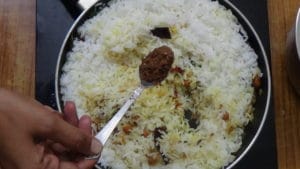 Tamarind rice -rice,jaggery