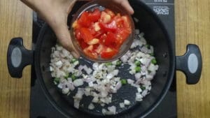 Baingan bharta -tomato