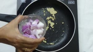 Peerkangai chutney -onion