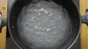 Rava Kesari -boil water