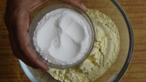Besan flour & rice flour
